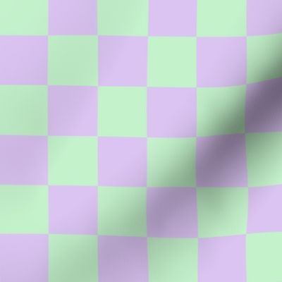 Checkerboard purple green dopamine dressing
