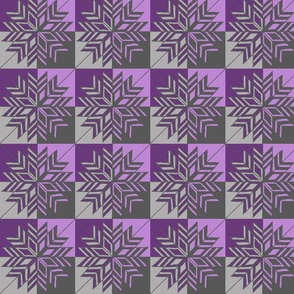 Dusty Purple Star Tile