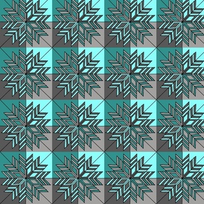 Turquoise Star Tile