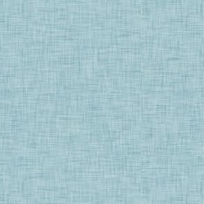 Solid Blue Linen Texture Medieval Nautical 