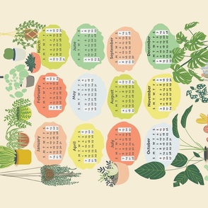 2024 Calendar Wall Hangings_Crazy for Plants