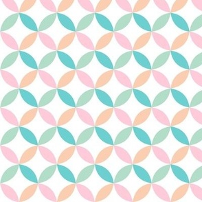 Pastel Quatrefoil Seamless Pattern