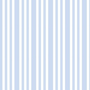 Nancy Stripe Border Soft Blue3 and White