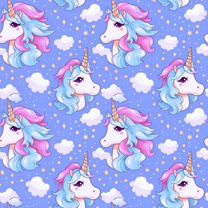 Dreamy Unicorn Delight – Blue-Violet 