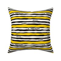 Monarch Caterpillar Stripes - yellow and black - LAD23