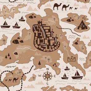 Ancient Fantasy Map