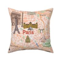 Paris in a map