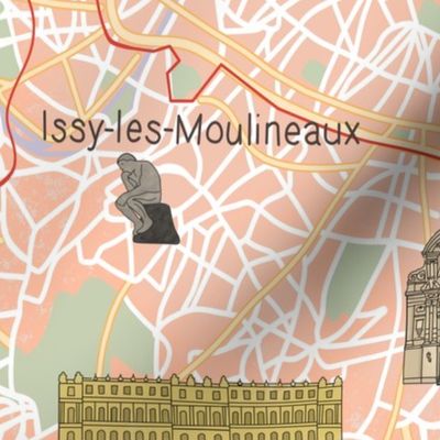 Paris in a map