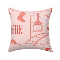 Austin Landmarks Pillow