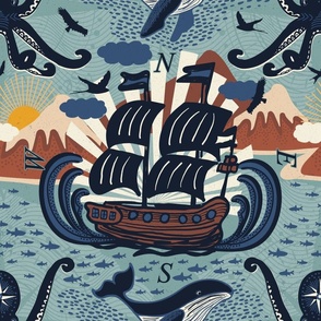 Sea Adventure Odyssey on water - Blue
