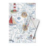 Sail Away Nautical Map