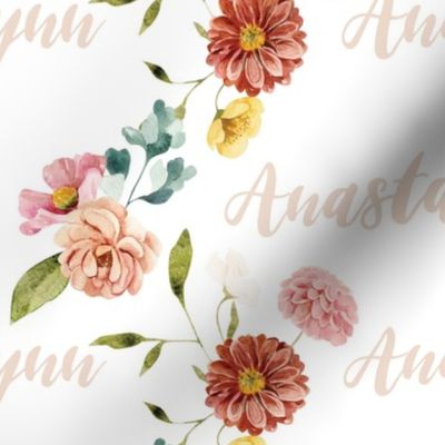 Anastasia Lynn: Handmaid Font on Fairhope Flowers