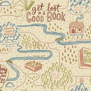 Get Lost in a Good Book// Large // Read your way to adventure!