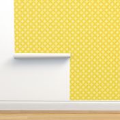 Watercolor abstract circles overlapping  // normal scale 0007 B // yellow warm  children's room wallpaper folk dots monochrome monochromatic