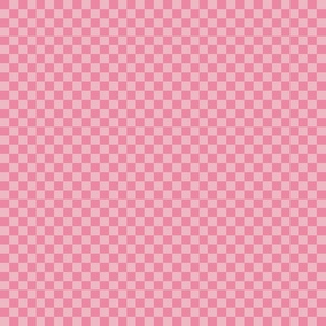 Checkered Checks in Pinks - Small Scale - Girly Teen 