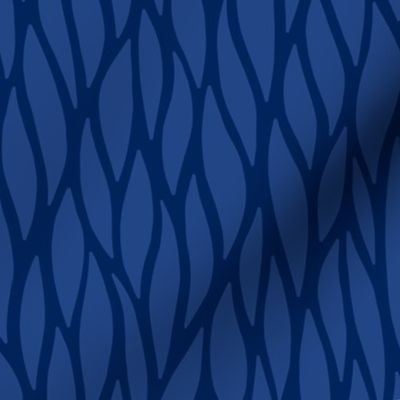 L Abstract waves of plants netting  0023 A  streamlined forms network inspired by nature navy blue ultramarine 