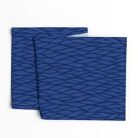 L Abstract waves of plants netting  0023 A  streamlined forms network inspired by nature navy blue ultramarine 