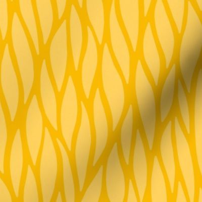 L Abstract waves of plants netting  0023 F  streamlined forms network inspired by nature yellow orange 