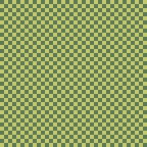 Checkered Checks in Greens (Small Scale) - St. Patrick's Day