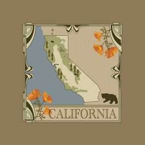 California Poppy Map