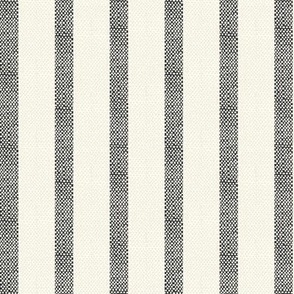 black ticking stripe