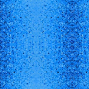 Blue Textured Dots Abstract Acrylic on Canvas Pattern