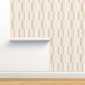 Ivory and sand abstract stripe, warm minimalist