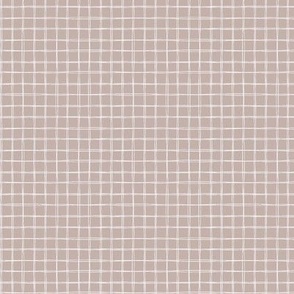 Hand drawn white notebook grid on grey, small scale