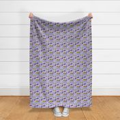Small Simple uncropped Miniature Schnauzer agility dogs - purple