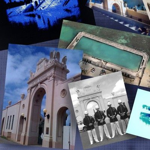 Waikiki NATATORIUM photo collage