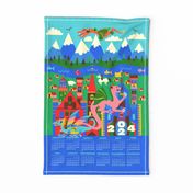 2024 Calendar - Fantasy Dragons + Castles