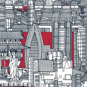 Tokyo toile red