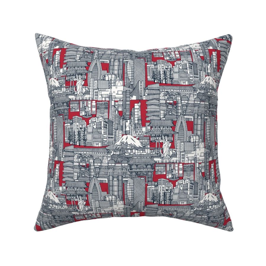 Tokyo toile red small