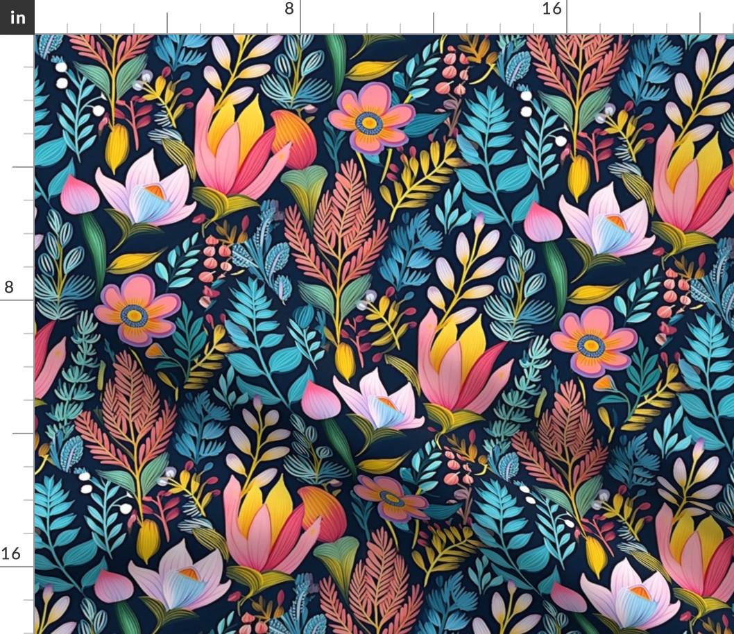 Boho Wildflower Print