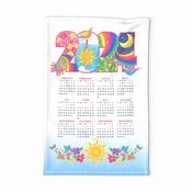 2024 Calendar Tea Towel and Wall Hanging