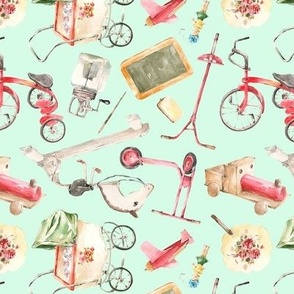 Nostalgic Toys Pattern_green_1k