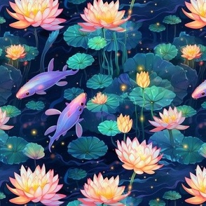 Water Lily Fish