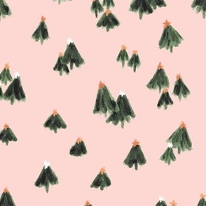 Tiny Christmas Trees 10x10