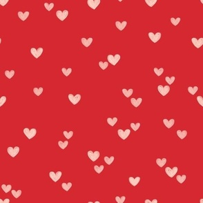 Cute Red  Hearts 10x10