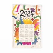 2024 Bright and Colourful Wall Hanging