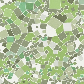 MEDIUM • Abstract Geometric Field Cartography 3. Tonal green