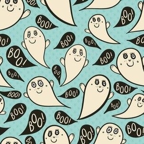 Happy-ghosts-with-black-boo-speech-bubbles-and-blue-stars-S-small