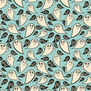 Happy-ghosts-with-black-boo-speech-bubbles-and-blue-stars-XS-tiny