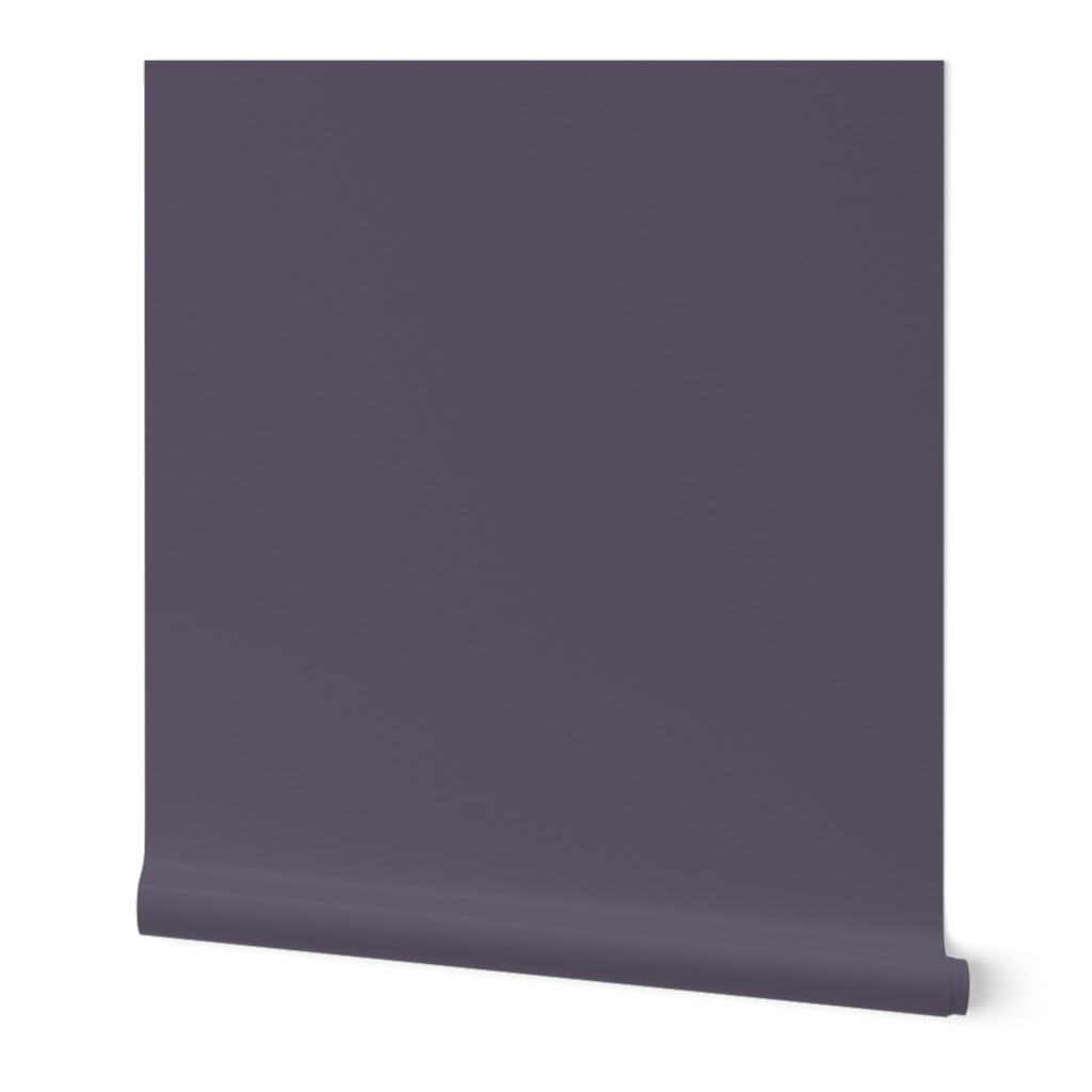 Violet Shadows, Dark Plum Printed Solid