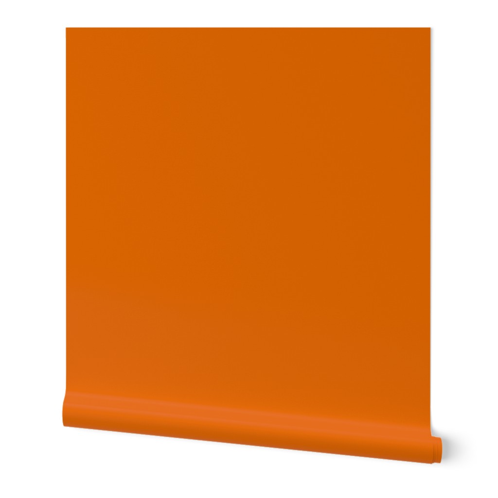Persimmon Orange Printed Solid