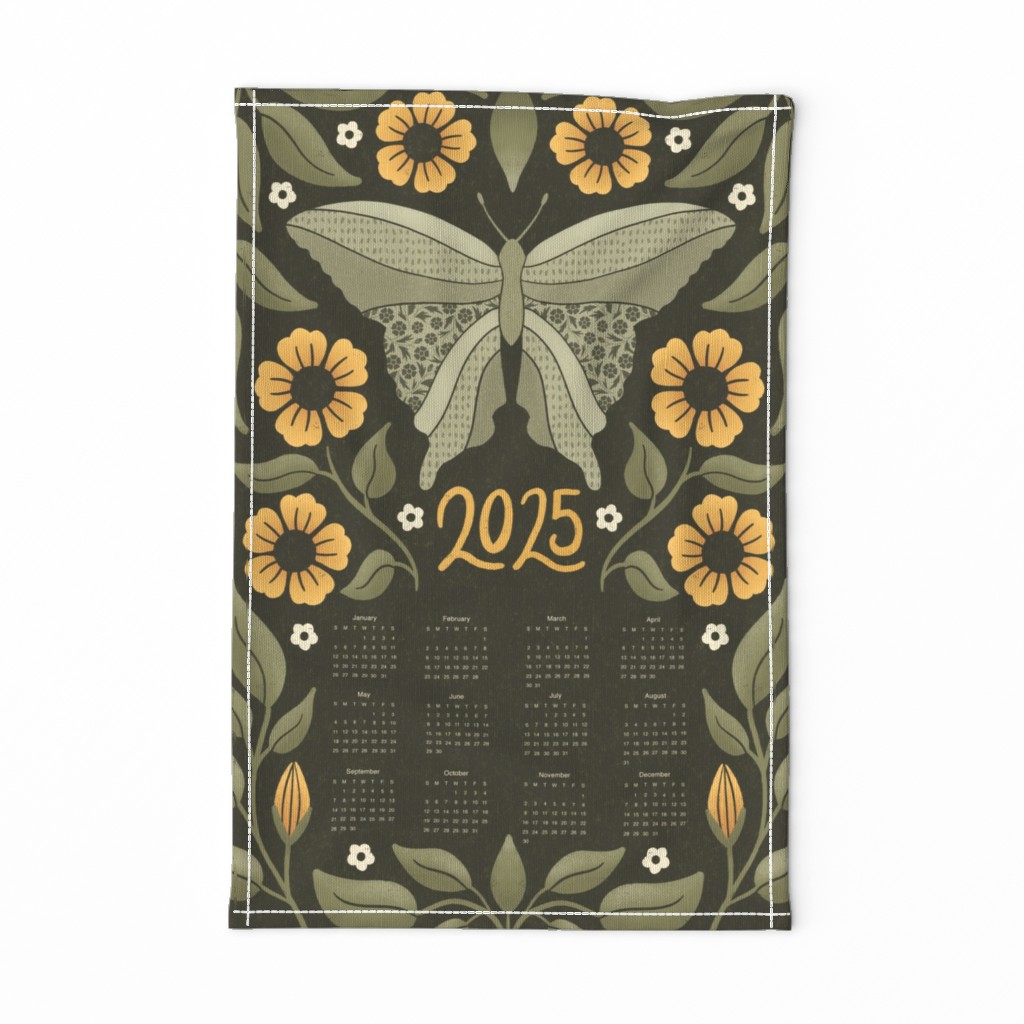 2024 Calendar Butterfly floral