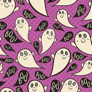 Happy-ghosts-with-black-boo-speech-bubbles-and-reddish-purple-stars-S-small