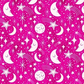 Goodnight Moon & Stars | SM Scale | Hot Pink
