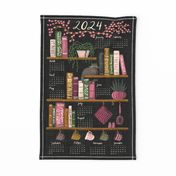 2024 - open shelf calendar- black