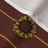 sunflower-power-earth all-brown-sunflower-yellow-pinstripes
